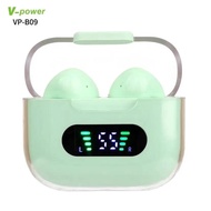 V-POWER BP-V09 Bluetooth Earphone TWS Wireless Earphone Stereo Bass earbud