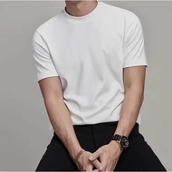 2 Pieces PackageHigh-End Lightweight Leavo Johnson Summer Men's Skin-Friendly Breathable Short-Sleev