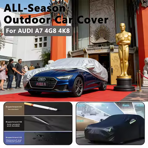 Outdoor Car Cover for AUDI A7 4G8 4K8 - Outdoor Full Protection, Waterproof Dustproof Heat-Resistant