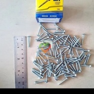 WOOD SCREW 1" X 6MM WOOD SCREW / TAPING SCREW PANCABUDI88