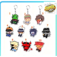 Acrylic Forsaken Keychains Game Guest Noob Sedletsky John Doe c00lkid Elliot Cartoon KeyRing Pendant