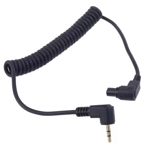 2.5 mm -C3 Off Camera shutter release cable connection cable, for Canon 1D / 5D / 6D / 5DII / 5DIII 