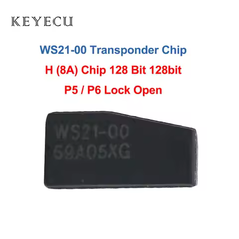 Keyecu WS21-00 Car Key Chip Transponder H (8A) Chip 128 Bit 128bit for Toyota Rav4 Camry Corolla Hig