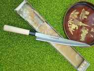 มีดเชฟญี่ปุ่น Yanagiba (sushi & sashimi knife) ใบมีดยาว 30 เซ็นติเมตร ด้ามจับไม้ Japanese yanagiba f