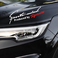 Car Stiker cutting kap mobil Spirit of competition universal Stiker Mobil Olahraga Pikiran Huruf Log