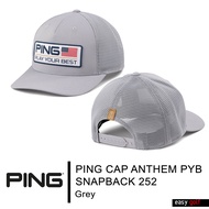 PING CAP ANTHEM PYB SNAPBACK 252 PING CAP MEN หมวกกอล์ฟ หมวกกีฬาผู้ชาย