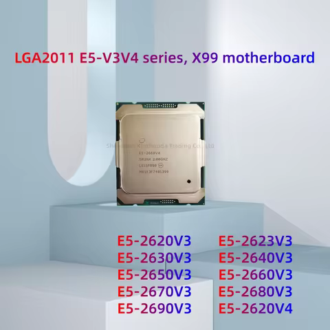 1 piece LGA2011 E5-V3V4 series, X99 motherboard E5 2620V3 2623 2630 2640 2650 2660 2670 2680 2690V3 