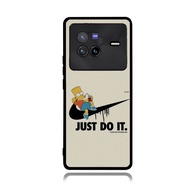 Vivo X200, X80, X70,X60,X50, V50, V40,V30,V29,V27 PRO LITE 4G 5G Custom Bart Simpson Just do it