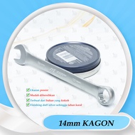 Kunci Ring Pas 14mm KAGON 100% original . kunci 14 ring pas