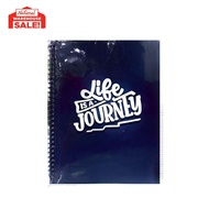 PREMIERE NOTES SPIRAL NOTEBOOK PRINTED 5.83X7.87IN LIFE IS A JOURNEY 80S 45GSM