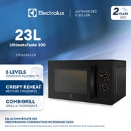 Electrolux 23L Microwave Oven UltimateTaste 300 EMG23K22B – Black | Compact & Stylish Kitchen Microw
