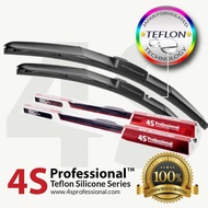 MG MG.TF 2007-2010 4S Professional™ Teflon Silicone Series Wiper Blades (1 pair) - Car accessories