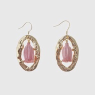 耳環 | 鈴蘭花語 - 蜜瓜粉