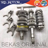 gigi rasio gearbox ratio gigi susun tranmisi Jupiter MX 135 Jupiter MX 5 speed original