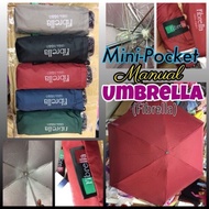 【Factory price】Fibrella Mini Pocket Manual Umbrella