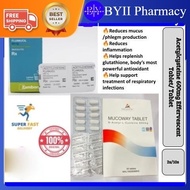 N-acetylcysteine 600mg Fluimucil A 600mg Effervescent Tablets (2s)/ Mucoway Tablet 10s (Cair Kahak)