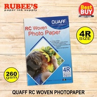 Quaff RC woven photopaper 4R size