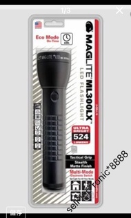最新到港MAGLITE ML300 LX 2-cell D大電池LED手電筒 (524流明)(美國製造) 實舖門市