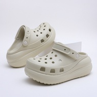 Bai Jingting Same Style Puff Hole Shoes CROSS Summer Thick-Soled Outer Wear Couple Beach Men Steppin