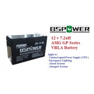 BS POWER 12V 7.2AH AMG GP Series – VRLA Battery