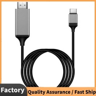 Type-C to -Compatible USB3.1 4K HDTV Cable for Android Phone to Connect TV Same Screen Device Cable 