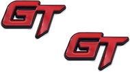 2 PC GT Emblem Premium 3D Car GT Badge Racing Car Sticker Decorative Decal Replacement Parts Car Hoo