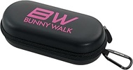 BG-009 Bunny Walk Sunglasses Case, Black/Pink with Carabiner