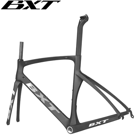 BXT 700C Carbon Road Bike Frame Set V-Brake Road Bicycle Frame Rim Frame FIit Di2 And Mechanical Bot