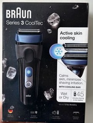 Braun Series 3 CoolTec CT2s 冰感科技乾濕兩用電鬚刨 (No.1德國科技)