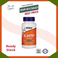 Now 5 HTP 50mg 90 Capsules - Sleep Well positive mood weight loss