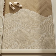 YEYA พรมประตูบ้านดีไซน์คลื่นสำหรับตกแต่งบ้าน