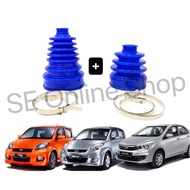 Silicone Drive Shaft Boot Cover Perodua Myvi Old,Bezza 1.3,Mazda 2,Suzuki Swift Inner Outer CV Joint
