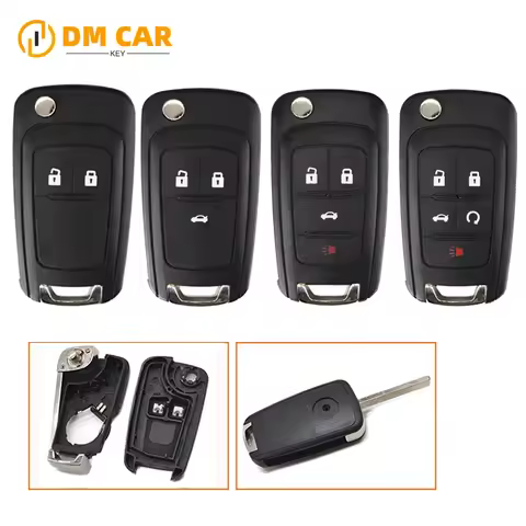 DMKEY 2/3buttons flip car key shell for Opel Astra J Zafira C Insignia VAUXHAL folding remote key ca