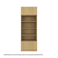 Koncept Furniture Storage 80 cm. Contini Plus Cashew Oak Color Light Wood (80x45x220 ซม.)