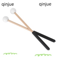 QINJUE ​Multifunctional Mallet​, ​Rubber Head​ ​8 Inch Length Percussion Mallet​, White/Blue/Black ​