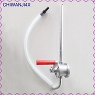[chiwanji4x] Oil Barrel Pump Hand Crank Aluminum Alloy Manual Rotary Fluid Transfer Pump for Car Eng