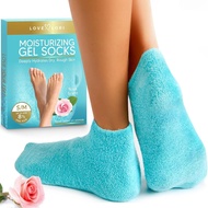 Love Lori Moisturizing Gel Socks for Women - Dry Cracked Feet, S/M PC9I