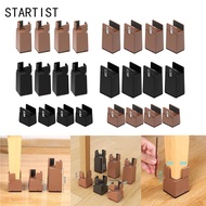 [STARTIST] 4Pack Chair Leg  Table Leg Extenders Support 600lbs Bed Riser Diameter 0.39-1.57" Chair  