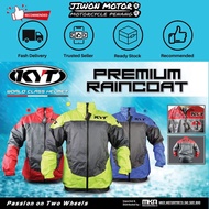 KYT DOUBLE LAYER RAINCOAT 100 SIZE M~5XL 3 COLOUR