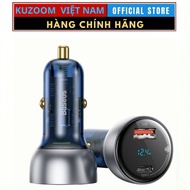 Baseus CCKX particular digital display QC+PPS dual quick charger car charger 65W