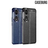 榮耀Honor 90 5G CASEBURG Urban Shield 商務斯文 耐磨皮紋 保護套 手機軟殼 7467A