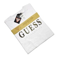 GUESS DISTRO T-SHIRT EMBOSSED GUESS T-SHIRT WITH EMBOSSED MOTIF, SHORT SLEEVES