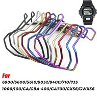 ✙◑ For Casio G-Shock DW5600 GW-5000 5035 GW-M5610 Modification GA 2100 Accessories For CasiOak Stainless Steel Watch Bumper