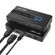 2位HDMI KVM切換器 2 Port HDMI KVM Switch  HDMI KVM多電腦轉換器 HDMI KVM轉換器 2端口 HDMI 分享 USB 2.0 設備 帶有4個USB集線器 2