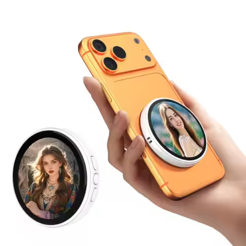 Phone Vlog Selfie Monitor Screen Portable Back Camera Monitor with Magnetic Connection and Remote Co