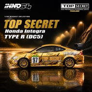 [READY STOCK] INNO64 1/64 Honda Integra Type R DC5 Top Secret Thailand Honda Fest 2025 Gold Diecast