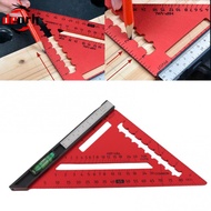 Aluminum alloy woodworking horizontal triangle ruler, detachable triangle ruler