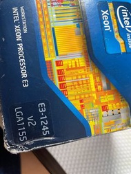 Intel。英代爾CPU Xeon 連風扇。