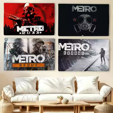 Game M-Metro 2033 flag For Living Room Home Dorm Decor Wall Outdoor Camping Party Banner Gifts