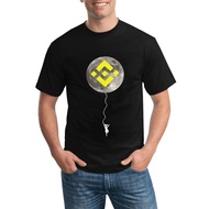 Binance Coin Goes To The Moon Cryptocurrency Miners Casual Fashion Custom Round Neck Top For All Day